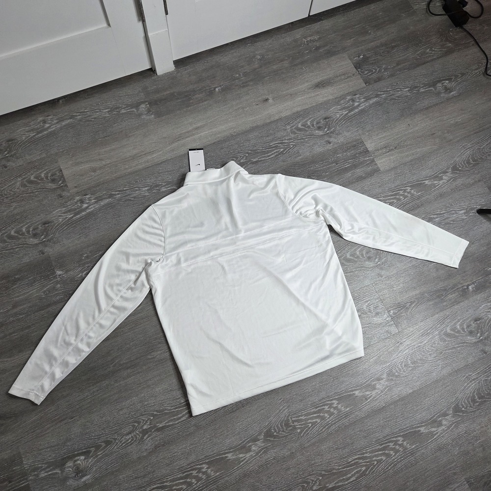 Nike Men's Essential Dri-FIT Half-Zip Golf Pullover White - NWT - Size XL-Tall - Picture 11 of 12